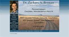 Desktop Screenshot of drzackberman.com