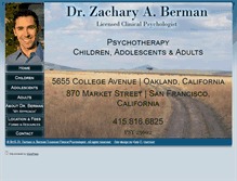 Tablet Screenshot of drzackberman.com